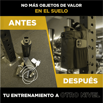 Bolso Magnetico para Gym, Entrena Sin Distracciones, Mantén Todo Seguro y a la Mano